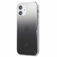 Mercedes Transparent Line dėklas telefonui iPhone 12 mini - juodas