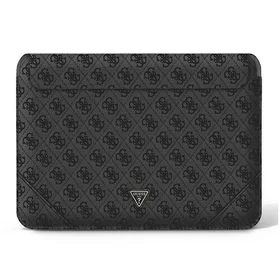 Guess 4G Uptown Triangle Logo dėklas 16" nešiojamam kompiuteriui - juodas