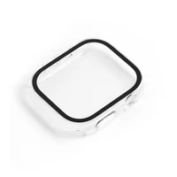 Bestsuit Dėklas laikrodžiui su hibridiniu stiklu Apple Watch 10/11 46mm - skaidrus