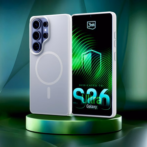 3mk Smoke MagCase dėklas Samsung Galaxy S26 Ultra - baltas