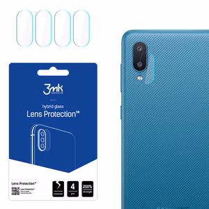 3MK FLEXIBLE GLASS LENS hibridinis stiklas PROTECT SAMSUNG GALAXY M02 4 vnt. kamerai