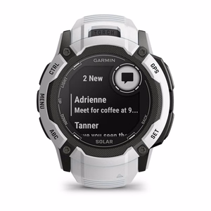 Garmin Instinct 2X Solar – GPS išmanusis laikrodis, MIP, 50 mm, baltas