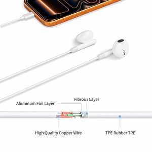 Tech-Protect Ultraboost Core G4 laidinės ausinės su USB-C jungtimi – baltos