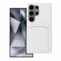 Kortelių dėklas telefonui SAMSUNG S24 Ultra baltas