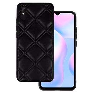 Odinis 3D dėklas telefonui Xiaomi Redmi 9A dizainas 3 juodas