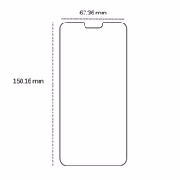 Grūdintas 2,5D apsauginis stiklas Huawei Mate 20 Lite