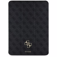 Guess GUFC13PM24PS4SGK iPad Pro 13" 2024 juodas/juodas Magnetinis 4G Didelis Logotipas