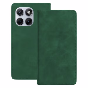 Smart Suede dėklas, skirtas Motorola Edge 70 Fusion, žalias