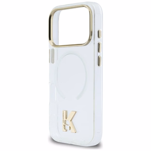 Karl Lagerfeld IML K Head Logo MagSafe Dėklas for iPhone 17 Pro Max - Clear