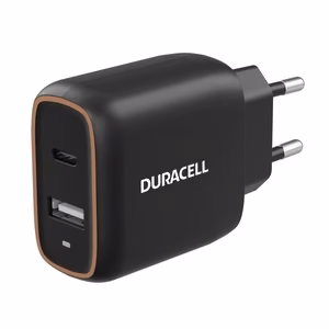 Сетевое зарядное устройство Duracell (DRACUSB19-EU) – 20 W, чёрный