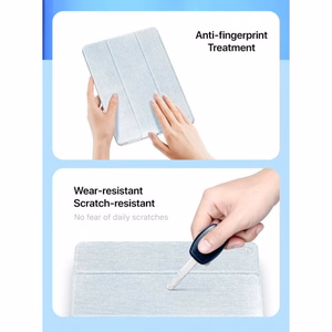 Dėklas Dux Ducis Unid skirtas Apple iPad Air 13 (2025) / Air 13 (2024) / iPad Pro 12.9 (2018 / 2020 / 2021 / 2022) rožinis