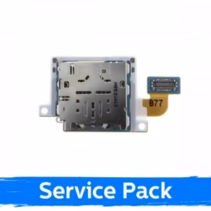 Flex Cable Compatible With Samsung T835 / T830 Tab S4 SIM Card Reader / Plata (Service Pack)