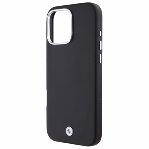 BMW ženklas pilnai apvyniotas metalinis Magnetinis dėklas telefonui iPhone 16 Pro - juodas
