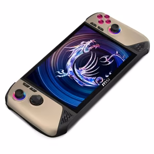 MSI Claw 8 AI+ A2VM-037PL nešiojamoji žaidimų konsolė 20,3 cm (8") 1 TB Lietimui jautrus ekranas „Wi-Fi“ Rusvai gelsvas