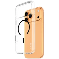CARE by PanzerGlass Flagship Urban Explorer dėklas su juodu MagSafe iPhone 17 Pro Max - permatomas