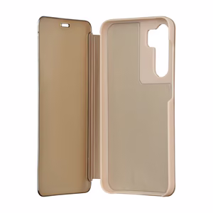 Sulankstomas veidrodinis dėklas, skirtas "Samsung Galaxy S23 FE gold