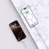 Tech-Protect PB33 LifeMag MagSafe 5000mAh Išorinė baterija (f) - sidabrinė