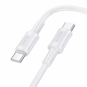 USB kabelis Borofone BX111 60W USB-C to USB-C 1.0m baltas