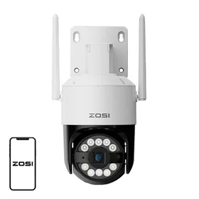 ZOSI C296 WiFi 8MP dual Pan Tilt IP66 outdoor camera + 32GB microSD card
