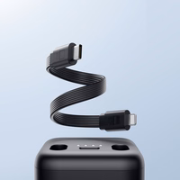 Joyroom JR-W13 5000mAh Belaidis Išorinė baterija Apple Watch + USB-C ir Lightning - juoda