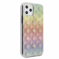 Guess GUHCN58PEOML iPhone 11 Pro multicolor kietas dėklas Iridescent 4G Peony