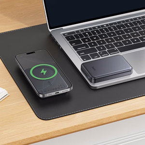 Išorinė baterija suderinama su MagSafe Hoco 5000 mAh 2A 5W J160 metalo pilka