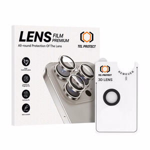 Apsauginis stiklas objektyvui Tel Protect 3D Lens Aramid Series (1 vnt.) iPhone 17 Air juodas