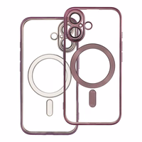 ELECTRO MAG COVER dėklas telefonui suderinamas su Magnetiniu IPHONE 16 violetinis