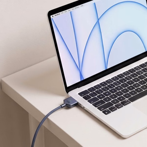 Tech-Protect MMC01 Ultraboost USB-C / MagSafe 3 140W 300cm laidas, skirtas MacBook, tamsiai mėlynas