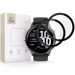 Tech-Protect Glass Flex+ apsauginis stiklas 2 vnt. Garmin Venu 4 45mm juodas