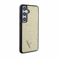 Guess Rhinestone Triangle dėklas telefonui Samsung Galaxy S24+ - auksinis