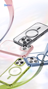 Benks Magnetic Lucent Pro dėklas iPhone 16 Pro žalias