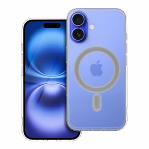 Чехол для iPhone 16 Clear Mag Cover (MID) совместимый с MagSafe прозрачный