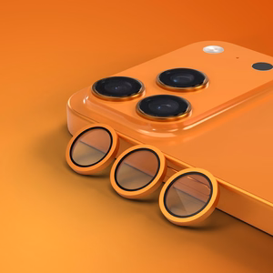 Etteri camera lens protector iPhone 17 Pro / 17 Pro Max oranžinis