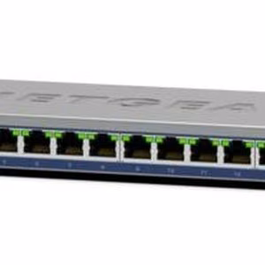 Netgear GS116 – nevaldomas 2 lygmens gigabitinis eterneto komutatorius, juodas