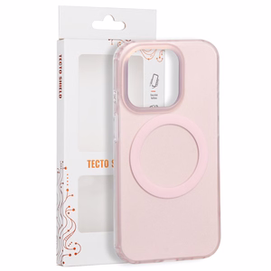Tecto Shield Mistiq Mag dėklas, skirtas iPhone 15 Pro 6,1", rožinis