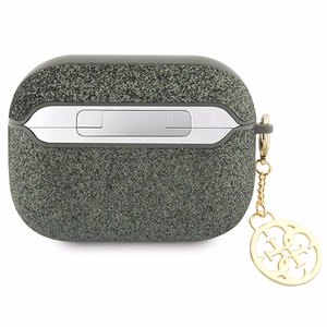 Guess GUAP2GLGSHA ausinių dėklas (m) - žalias Glitter Flake 4G Charm Collection