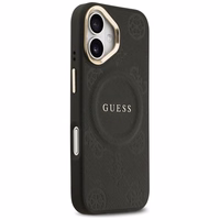Guess Peony Hot Stamp MagSafe dėklas telefonui iPhone 17 - juodas