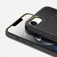 DUX DUCIS dėklas telefonui RAFI II MAG su stovu suderinamas su MagSafe IPHONE 16e juodas