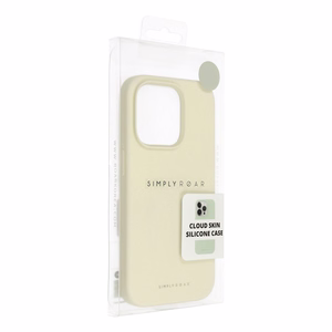 Roar Cloud Skin silikoninis dėklas iPhone 15 Pro Light Yellow