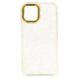 Tel Protect Gold Glitter dėklas iPhone 14 auksinis