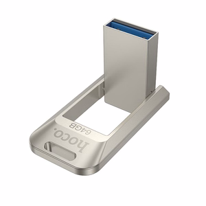 Флешка 64ГБ USB 3.0 (USB A) Hoco UD16 никель