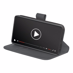 Puro atverčiamas dėklas su pinigine Samsung Galaxy S25 Ultra - juodas