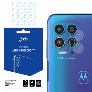 hibridinis stiklas 3MK FLEXIBLE GLASS LENS MOTOROLA MOTO G100 5G kamerai 4 vnt..