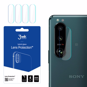 3MK FLEXIBLE GLASS LENS hibridinis stiklas SONY XPERIA 10 III 5G skirtas 4 vnt. kamerai