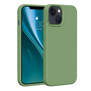 Etteri silikoninis dėklas telefonui iPhone 14 6,1" šviesiai žalias