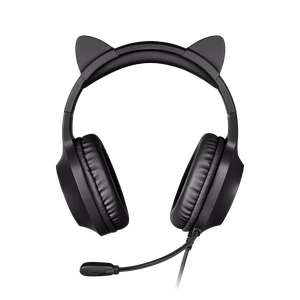 Kruger&Matz Gamer Kids žaidimų ausinės vaikams, juodos