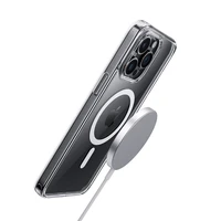 Rock Crystal serijos magnetinis dėklas Iphone 16 Pro Max permatomas