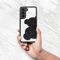 TEDDY BEAR Dėklas telefonui SAMSUNG A56 5G juodas