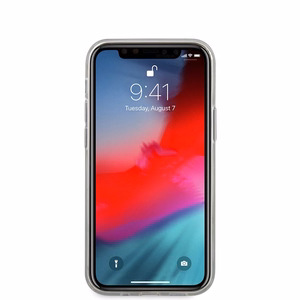 Guess GUHCP12SPCUCTLBK iPhone 12 mini 5.4" чёрный/чёрный жёсткий чехол Triangle Collection